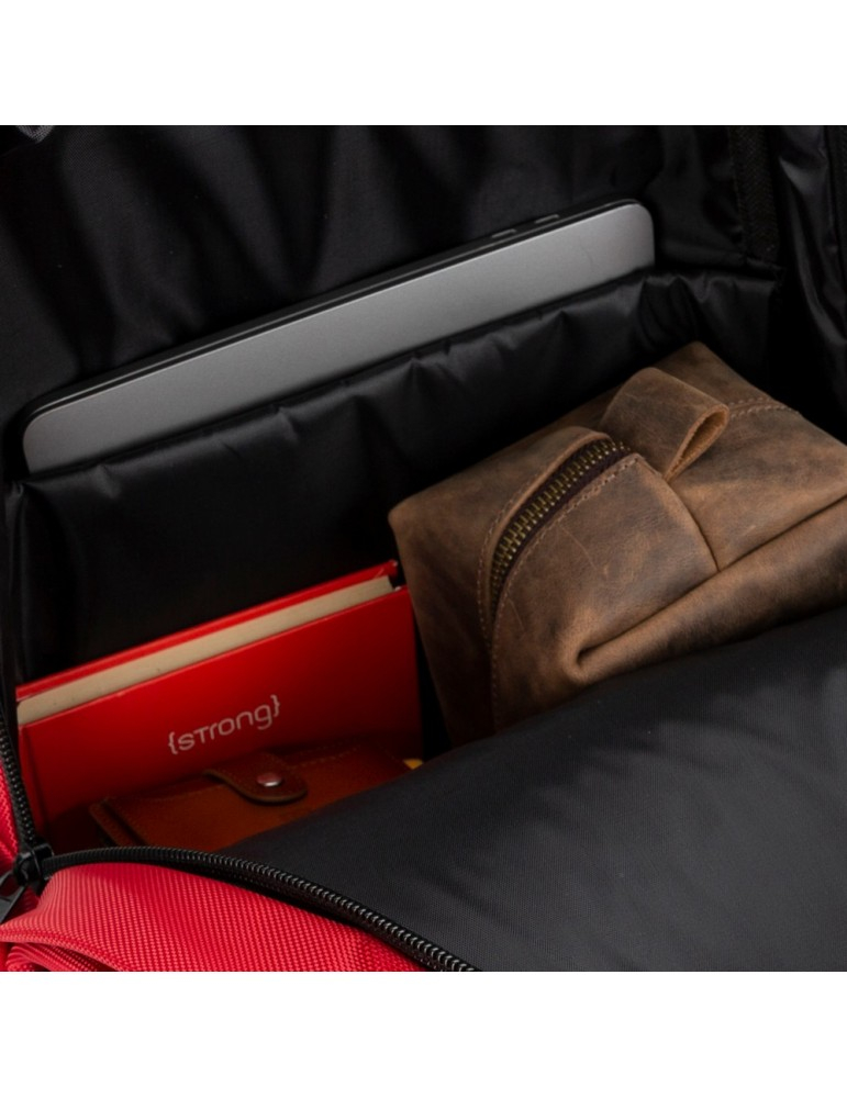 Plm City 17 inç Notebook Laptop Sırt Çantası Kırmızı