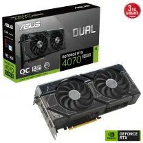 ASUS Dual GeForce RTX 4070 SUPER OC DUAL-RTX4070S-O12G GDDR6X 192Bit DX12 DLSS 3 Gaming (Oyuncu) Ekran Kartı