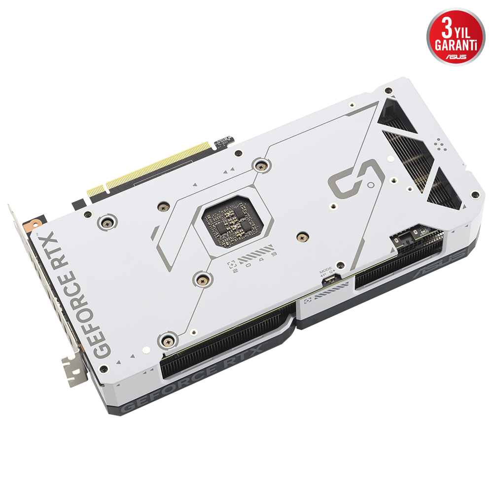 ASUS Dual GeForce RTX 4070 SUPER WHITE OC DUAL-RTX4070S-O12G-WHITE GDDR6X 192Bit DX12 DLSS 3 Gaming (Oyuncu) Ekran Kartı