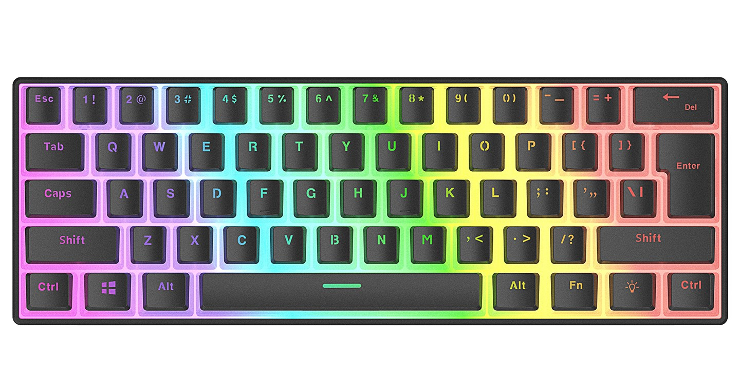 Rampage Radiant K11 Red Switch RGB Puding Keycaps Mekanik Kablolu Gaming (Oyuncu) Klavye