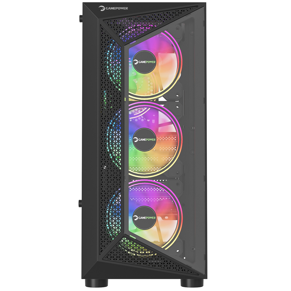 GamePower Eclipse 4*120mm A-RGB Fan 700W 80+ Gold Full Modüler PSU ATX Gaming Kasa