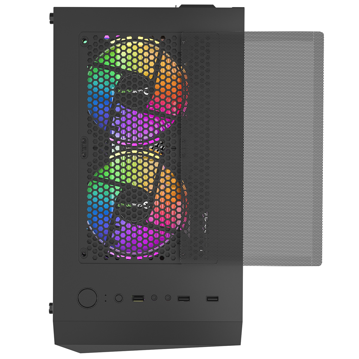 GamePower Eclipse 4*120mm A-RGB Fan 700W 80+ Gold Full Modüler PSU ATX Gaming Kasa