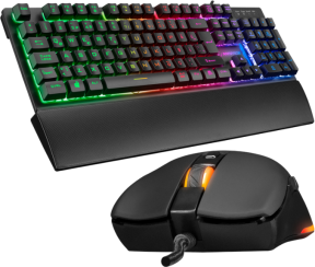Rampage KM-RX7 Fortuna V2 Rainbow TR Q 8 Tuş 12800 DPI Klavye Mouse Set - 35701