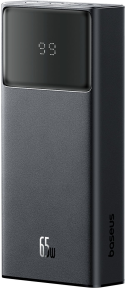 Baseus Star-Lord 65W 20.000 mAh Dijital Ekranlı Powerbank Siyah