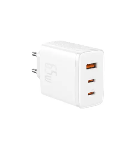 Baseus Cube Pro Fast Charger 65W Şarj Cihazı Beyaz