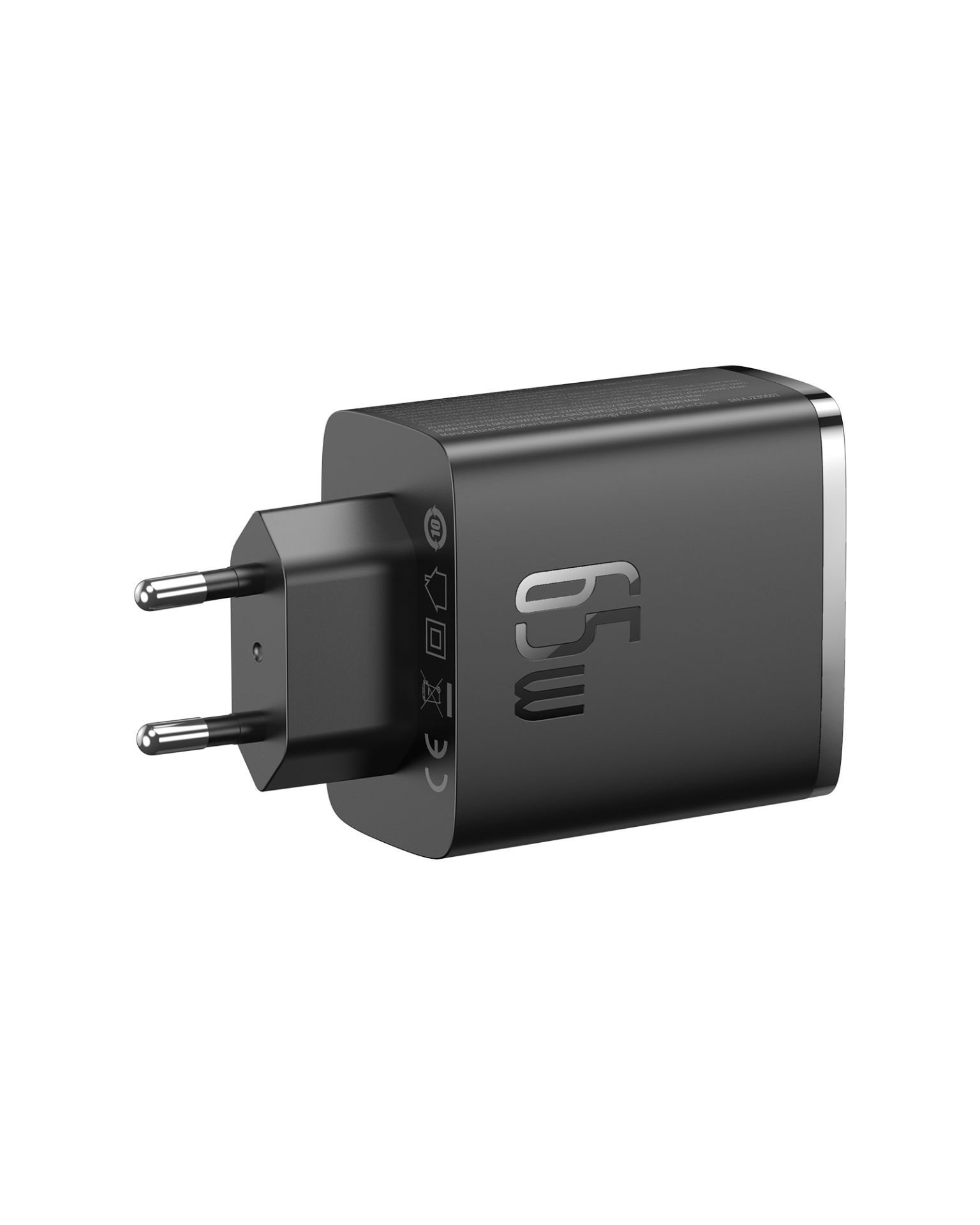 Baseus Cube Pro Fast Charger 65W Şarj Cihazı Siyah
