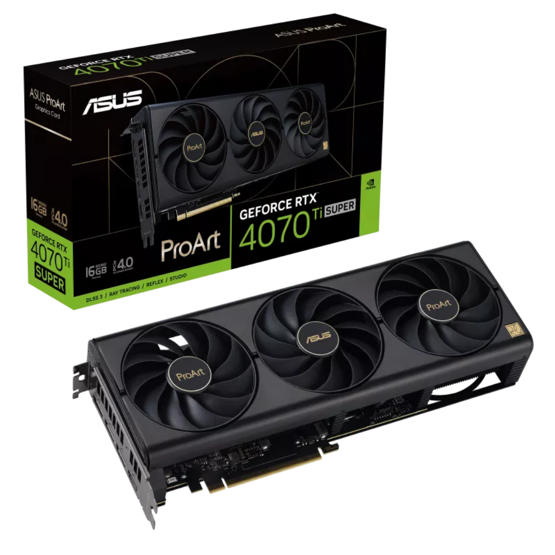 ASUS ProArt GeForce RTX 4070 Ti Super PROART-RTX4070TIS-16G 16GB GDDR6X 256Bit DX16 Ekran Kartı