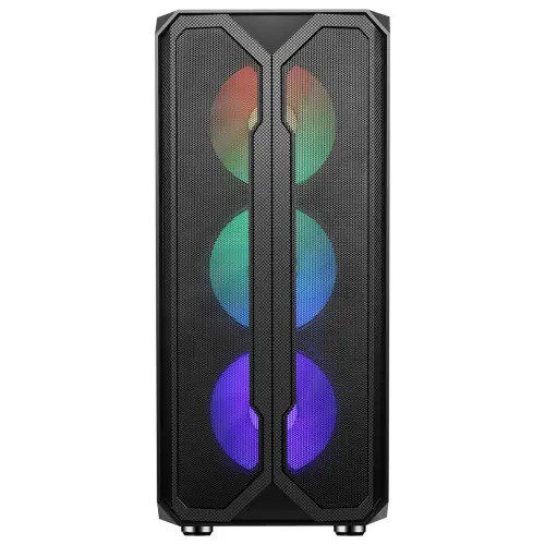 GamePower Aura 4*120mm Siyah Fan A-RGB Şerit Led Gaming ATX Kasa 