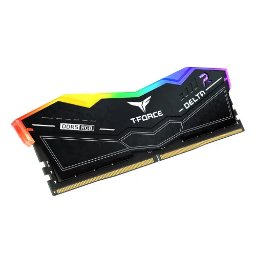 Team T-Force Delta RGB 32GB (2x16GB) 8000MHz CL38 DDR5 Siyah Gaming Ram (FF3D532G8000HC38DDC01)