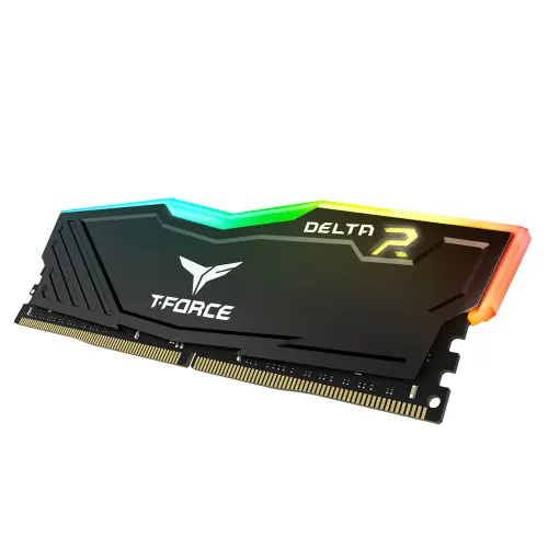 Team T-Force Delta RGB Black 32GB (2x16GB) 3600MHz CL18 DDR4 Gaming Ram (TF3D432G3600HC18JDC01)