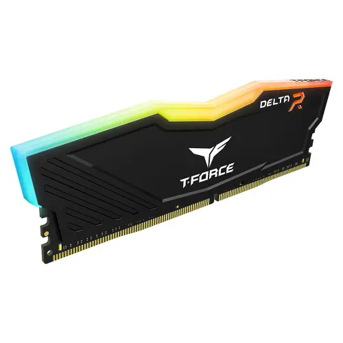 Team T-Force Delta RGB Black 32GB (2x16GB) 3600MHz CL18 DDR4 Gaming Ram (TF3D432G3600HC18JDC01)