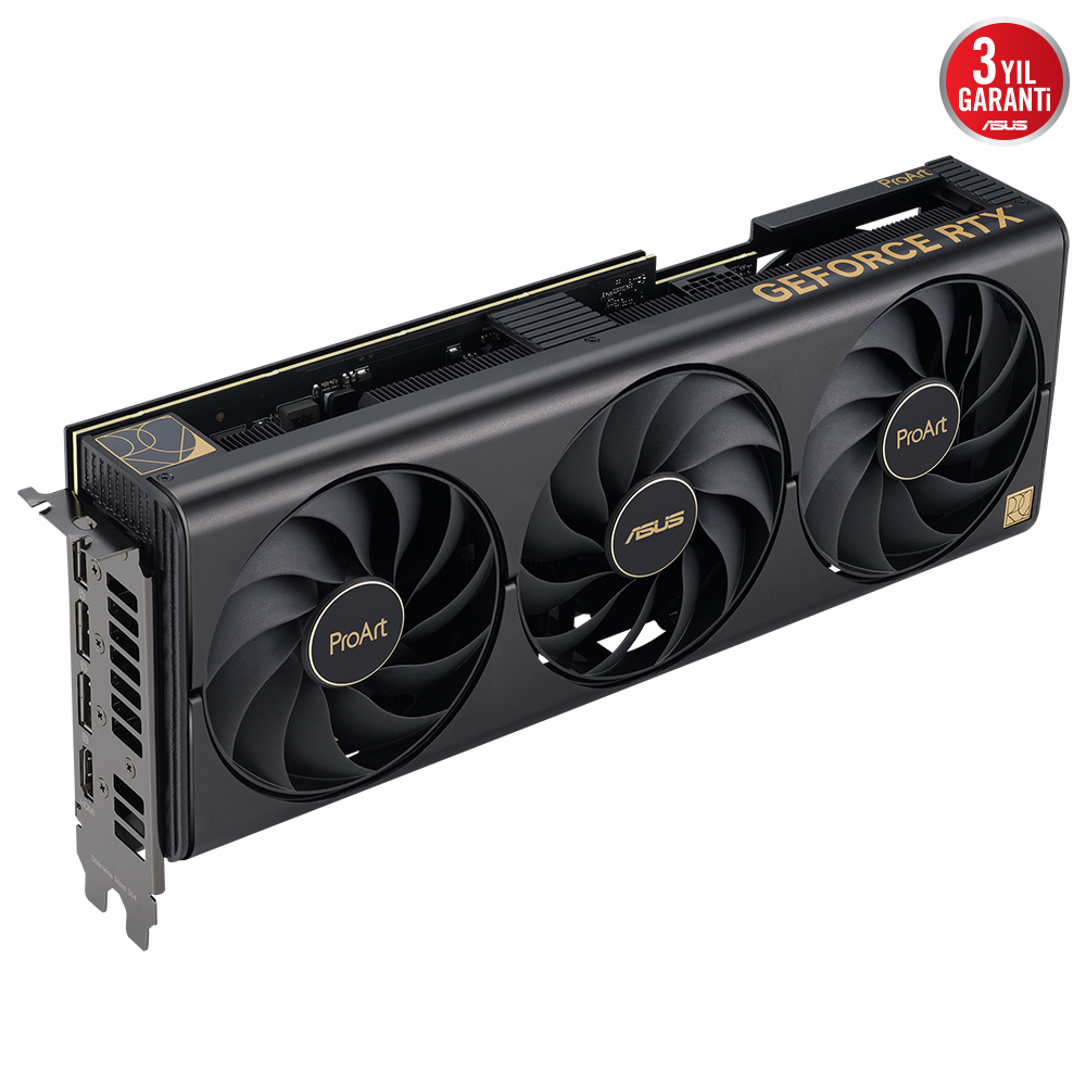 ASUS ProArt GeForce RTX 4070 Ti SUPER OC 16GB PROART-RTX4070TIS-O16G GDDR6X 256Bit DLSS 3 Gaming (Oyuncu) Ekran Kartı