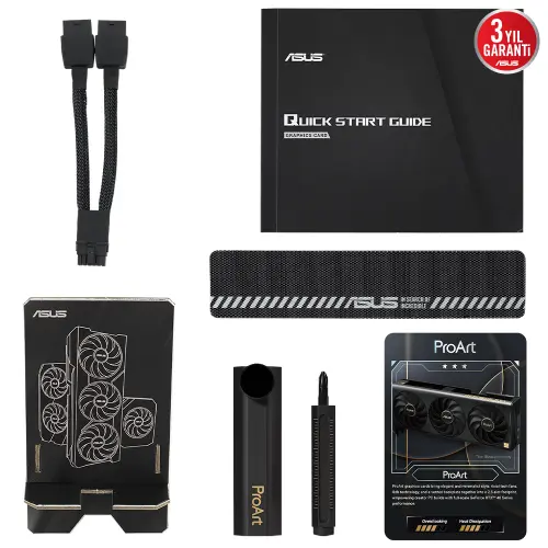 ASUS ProArt GeForce RTX 4070 Ti SUPER OC 16GB PROART-RTX4070TIS-O16G GDDR6X 256Bit DLSS 3 Gaming (Oyuncu) Ekran Kartı