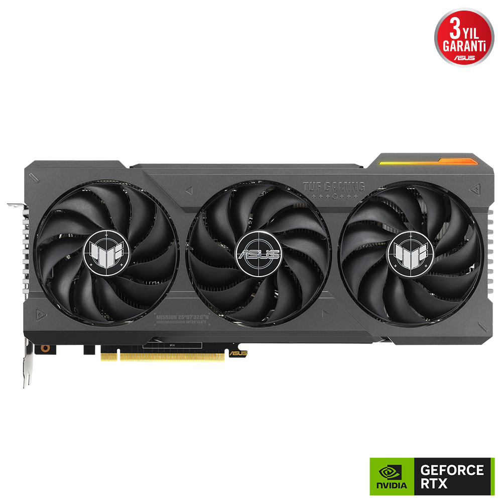 ASUS Tuf GeForce RTX 4070 Ti SUPER 16GB TUF-RTX4070TIS-16G-GAMING GDDR6X 256Bit DX12 DLSS 3 Gaming (Oyuncu) Ekran Kartı