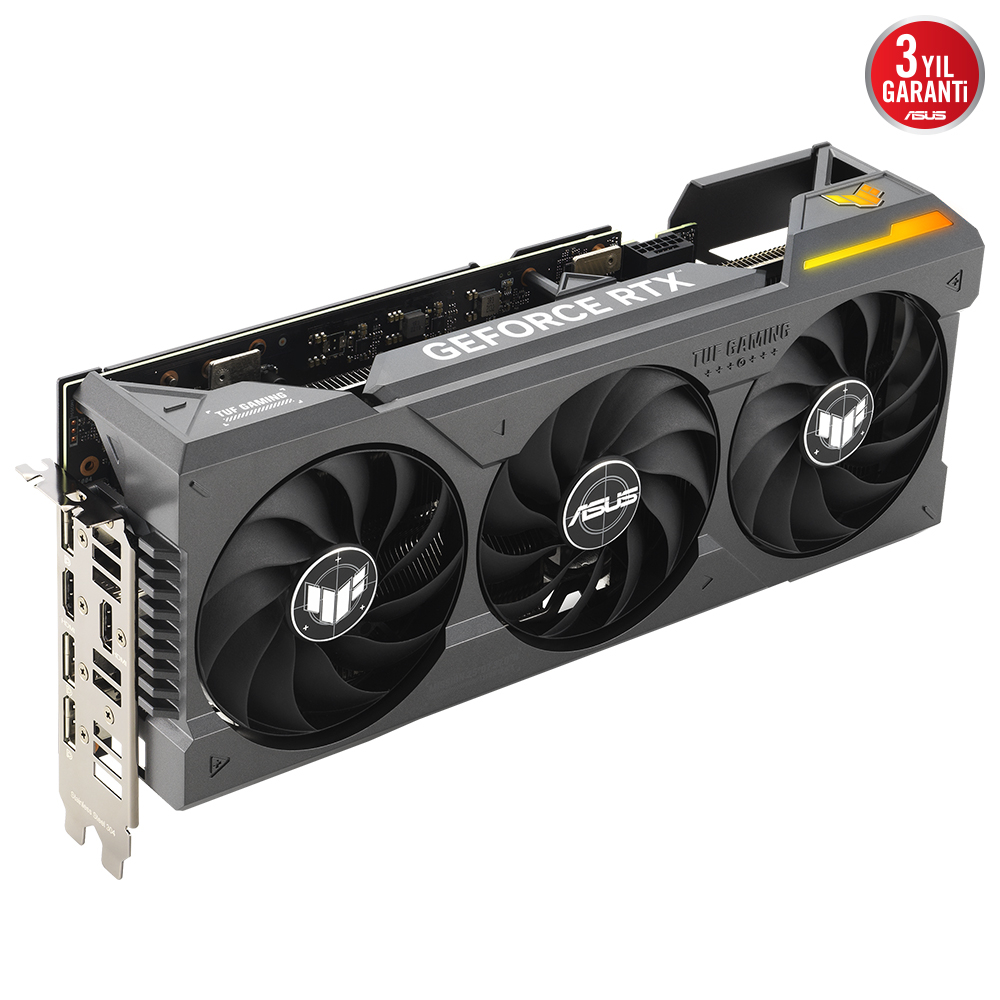 ASUS Tuf GeForce RTX 4070 Ti SUPER 16GB TUF-RTX4070TIS-16G-GAMING GDDR6X 256Bit DX12 DLSS 3 Gaming (Oyuncu) Ekran Kartı