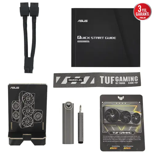 ASUS Tuf GeForce RTX 4070 Ti SUPER 16GB TUF-RTX4070TIS-16G-GAMING GDDR6X 256Bit DX12 DLSS 3 Gaming (Oyuncu) Ekran Kartı