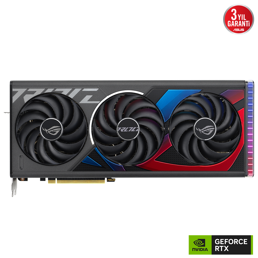 ASUS ROG Strix GeForce RTX 4070 Ti SUPER OC 16GB ROG-STRIX-RTX4070TIS-O16G-GAMING GDDR6X 256Bit DX12 DLSS 3 Gaming (Oyuncu) Ekran Kartı
