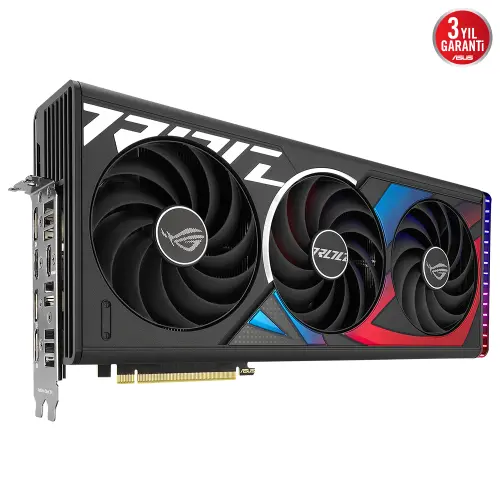 Asus ROG Strix GeForce RTX 4070 Ti SUPER OC 16GB ROG-STRIX-RTX4070TIS-O16G-GAMING GDDR6X 256Bit DX12 DLSS 3 Gaming (Oyuncu) Ekran Kartı