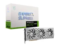 MSI GeForce RTX 4070 Ti SUPER GAMING X SLIM WHITE 16G GDDR6X 256Bit DX12 Gaming (Oyuncu) Ekran Kartı