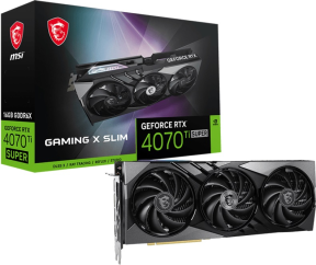 MSI GeForce RTX 4070 Ti SUPER 16G GAMING X SLIM GDDR6X 256Bit DX12 Gaming (Oyuncu) Ekran Kartı