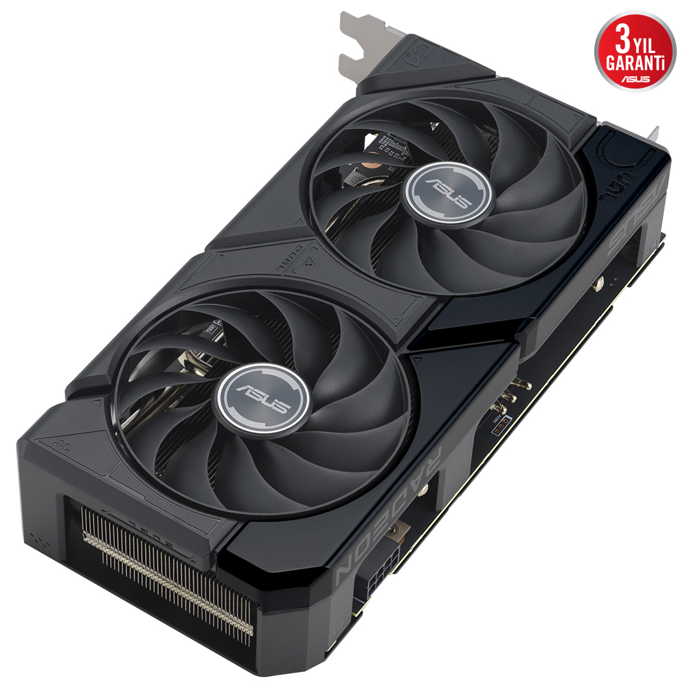 ASUS Dual Radeon RX 7600 XT OC 16GB DUAL-RX7600XT-O16G GDDR6 128Bit DX12 Gaming (Oyuncu) Ekran Kartı