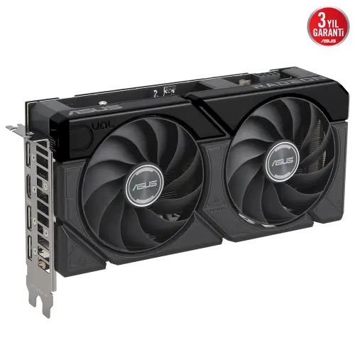 ASUS Dual Radeon RX 7600 XT OC 16GB DUAL-RX7600XT-O16G GDDR6 128Bit DX12 Gaming (Oyuncu) Ekran Kartı