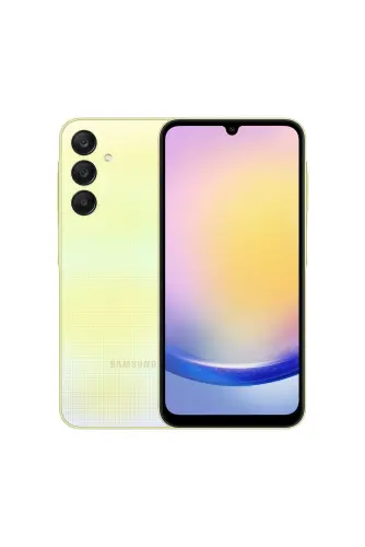 Samsung Galaxy A25 5G 128GB 6GB RAM Sarı Cep Telefonu – Samsung Türkiye Garantili