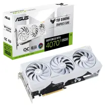 ASUS Tuf GeForce RTX 4070 Ti SUPER TUF-RTX4070TIS-O16G-WHITE-GAMING GDDR6X 256Bit DX12 DLSS 3 Gaming (Oyuncu) Ekran Kartı