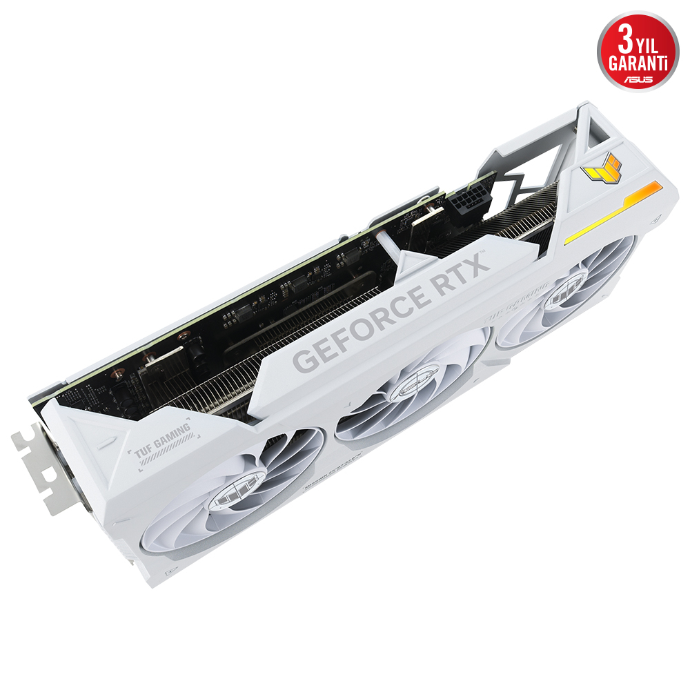ASUS Tuf GeForce RTX 4070 Ti SUPER TUF-RTX4070TIS-O16G-WHITE-GAMING GDDR6X 256Bit DX12 DLSS 3 Gaming (Oyuncu) Ekran Kartı