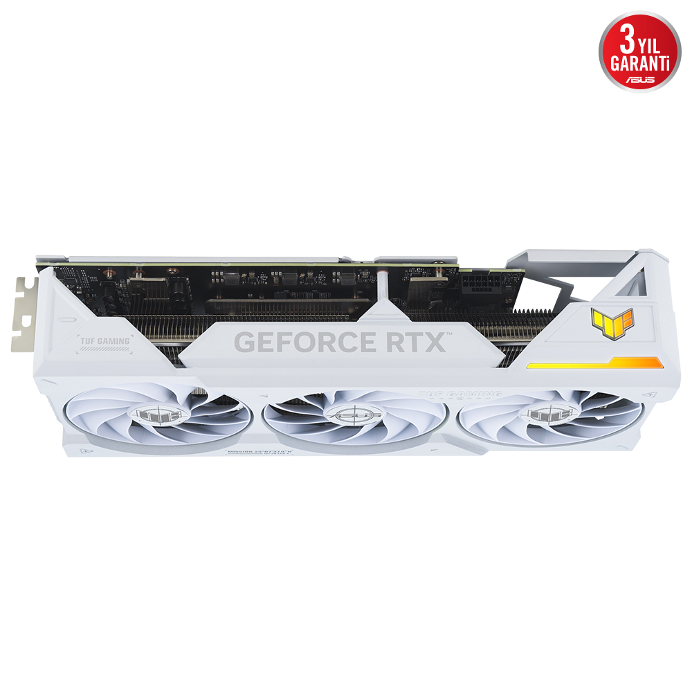 ASUS Tuf GeForce RTX 4070 Ti SUPER TUF-RTX4070TIS-O16G-WHITE-GAMING GDDR6X 256Bit DX12 DLSS 3 Gaming (Oyuncu) Ekran Kartı