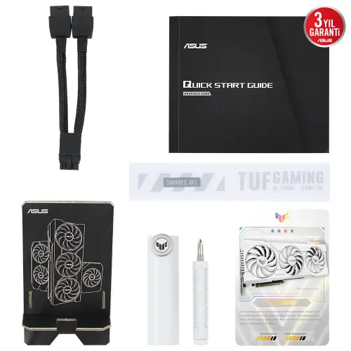ASUS Tuf GeForce RTX 4070 Ti SUPER TUF-RTX4070TIS-O16G-WHITE-GAMING GDDR6X 256Bit DX12 DLSS 3 Gaming (Oyuncu) Ekran Kartı