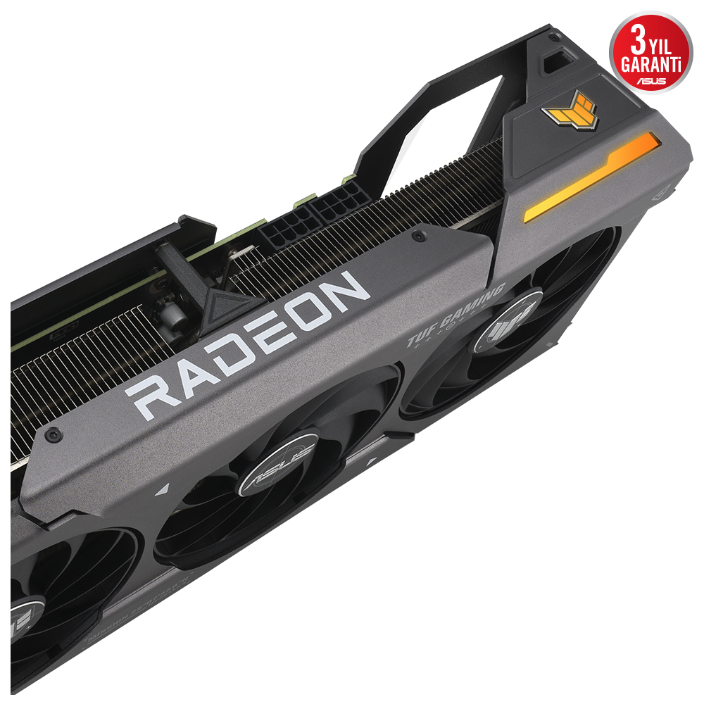 ASUS TUF Gaming Radeon RX 7600 XT OC TUF-RX7600XT-O16G-GAMING 16GB GDDR6 128Bit DX12 Gaming (Oyuncu) Ekran Kartı