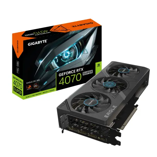 Gigabyte GeForce RTX 4070 Super Eagle OC 12G GV-N407SEAGLE OC-12GD 1.0 12GB GDDR6X 192Bit DX12 DLSS 3 Gaming (Oyuncu) Ekran Kartı