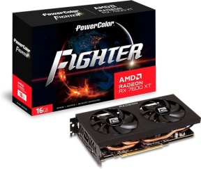 POWERCOLOR FIGHTER RX 7600XT 16G-F 16GB GDDR6 128Bit DX12 Gaming (Oyuncu) Ekran Kartı
