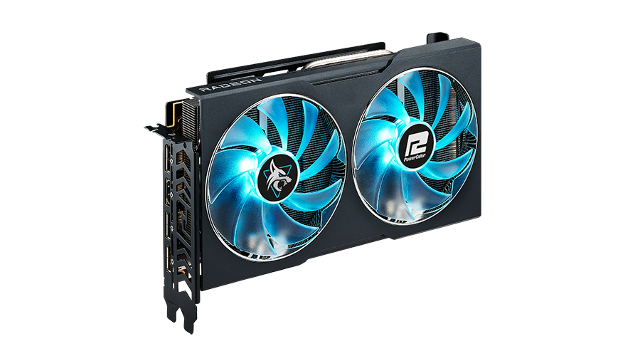 POWERCOLOR HELLHOUND RX7600XT 16G-L/O 16GB GDDR6 128Bit DX12 Gaming (Oyuncu) Ekran Kartı