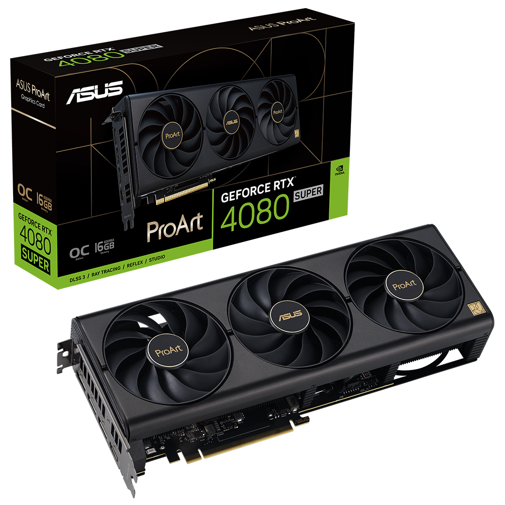 ASUS ProArt GeForce RTX 4080 Super 16GB OC PROART-RTX4080S-O16G GDDR6X 256Bit DLSS 3  Gaming (Oyuncu) Ekran Kartı
