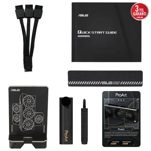 ASUS ProArt GeForce RTX 4080 Super 16GB OC PROART-RTX4080S-O16G GDDR6X 256Bit DLSS 3  Gaming (Oyuncu) Ekran Kartı