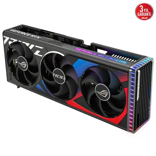 ASUS ROG Strıix RTX 4080 SUPER 16G ROG-STRIX-RTX4080S-16G-GAMING GDDR6X 256Bit DX12 DLSS 3 Gaming (Oyuncu) Ekran Kartı
