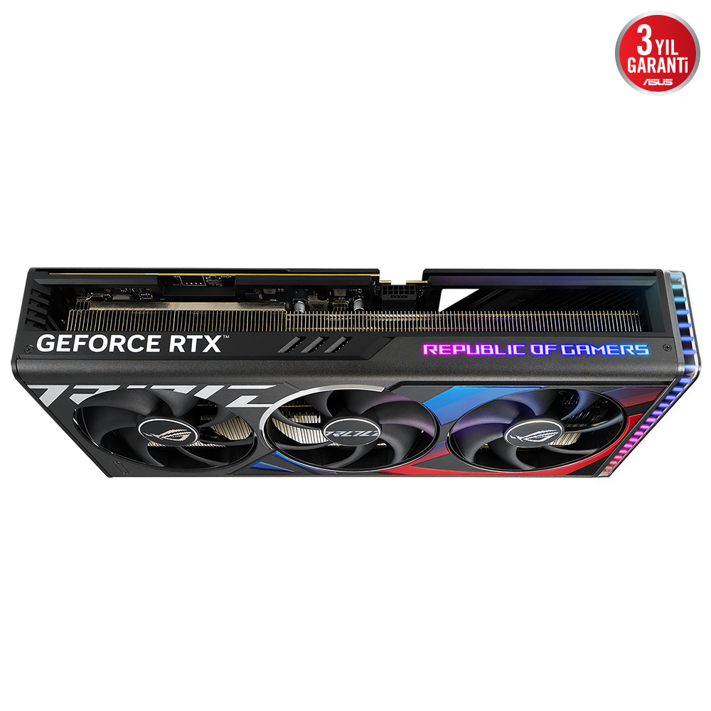 ASUS ROG Strıix RTX 4080 SUPER 16G ROG-STRIX-RTX4080S-16G-GAMING GDDR6X 256Bit DX12 DLSS 3 Gaming (Oyuncu) Ekran Kartı