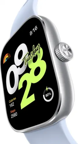 Xiaomi Redmi Watch 4 Gümüş Akıllı Saat – Xiaomi Türkiye Garantili