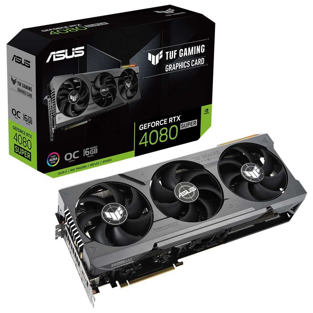 ASUS TUF Gaming GeForce RTX 4080 SUPER 16GB OC TUF-RTX4080S-O16G-GAMING GDDR6X 256Bit DX12 DLSS 3 Gaming (Oyuncu) Ekran Kartı