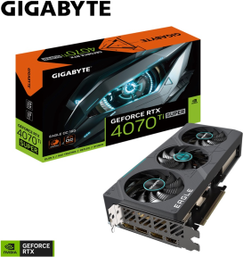 Gigabyte GeForce RTX 4070 Ti Super Eagle OC 16G GV-N407TSEAGLE OC-16GD 1.0 12GB GDDR6X 192Bit DX12 DLSS 3 Gaming (Oyuncu) Ekran Kartı