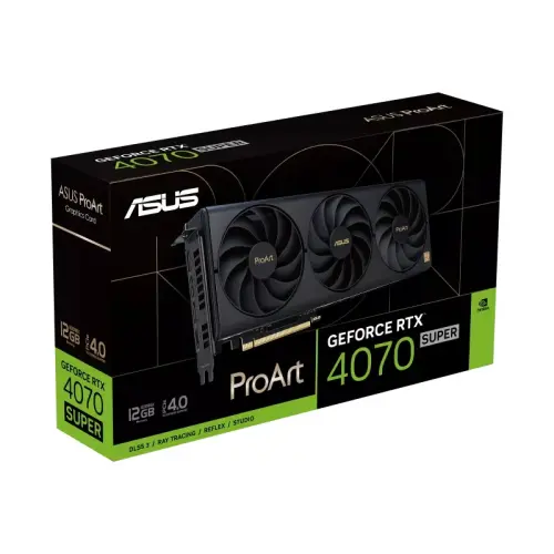 ASUS ProArt GeForce RTX 4070 SUPER PROART-RTX4070S-12G 12GB GDDR6X 192Bit DX12 DLSS 3 Gaming (Oyuncu) Ekran Kartı