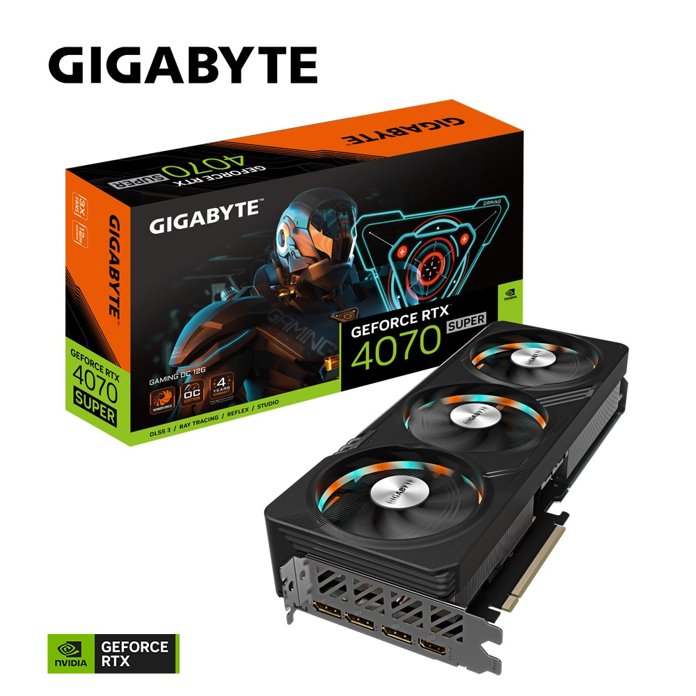Gigabyte GeForce RTX 4070 Super Gaming OC 12GB GV-N407SGAMING OC-12GD 1.0 GDDR6X 192Bit DX12 DLSS 3 Gaming (Oyuncu) Ekran Kartı