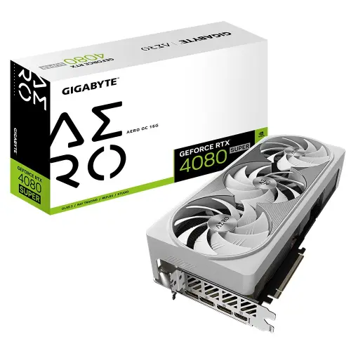 Gigabyte GeForce RTX 4080 Super Aero OC 16GB GV-N408SAERO OC-16GD 1.0 GDDR6X 256Bit DX12 DLSS 3 Gaming (Oyuncu) Ekran Kartı