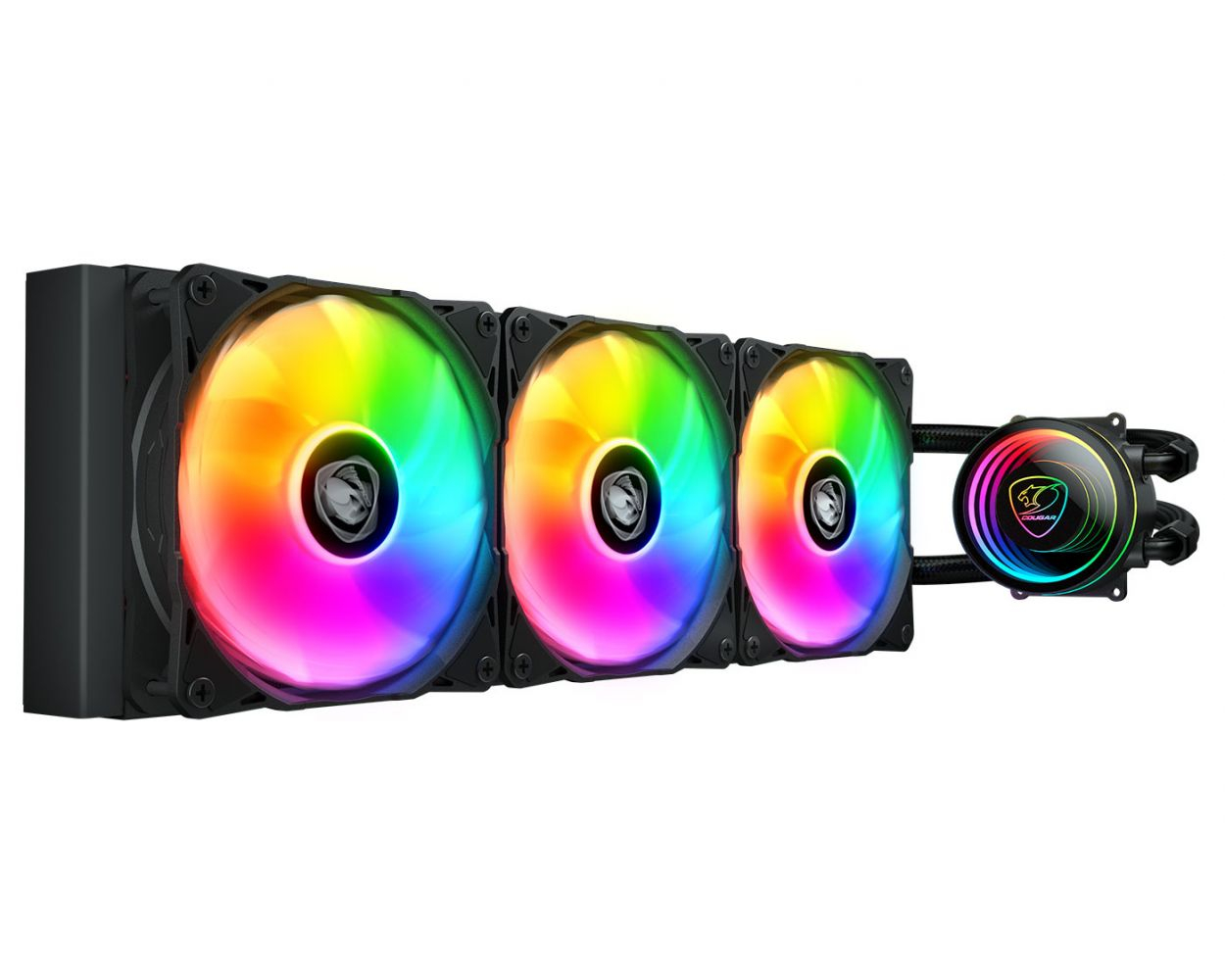 Cougar Poseidon Elite 360 ARGB CGR-PSDELRGB-B-360 360mm Siyah İşlemci Sıvı Soğutucu