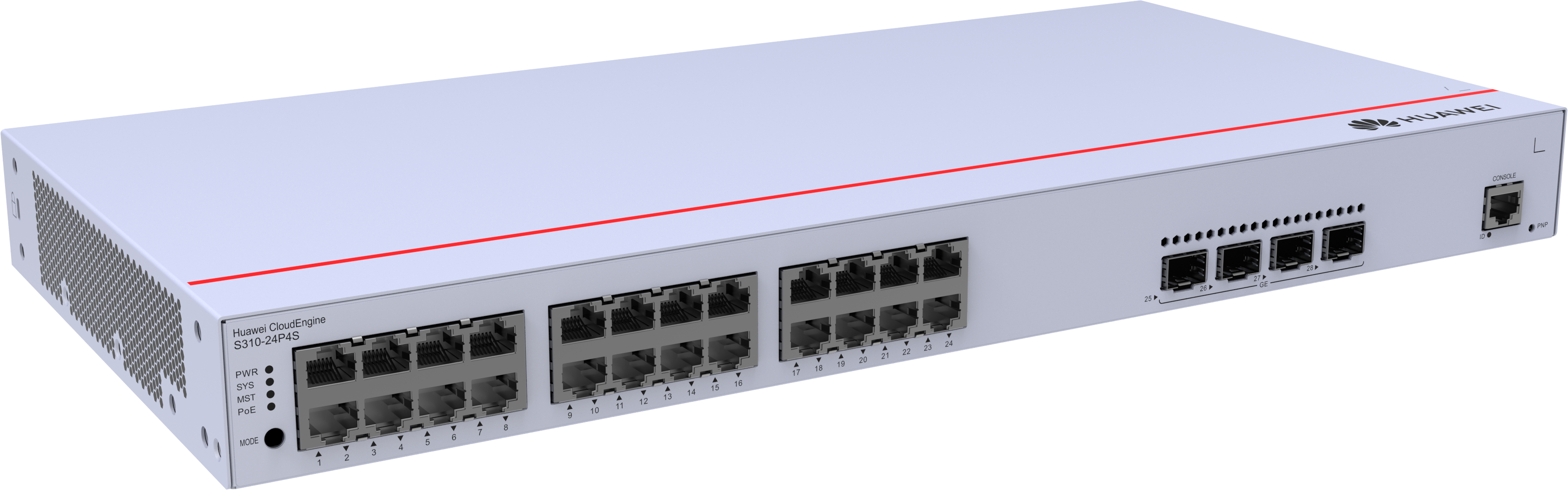 Huawei eKit CloudEngine S310-24P4S 380W 28Port 56Gbit/S Yönetilemez Switch