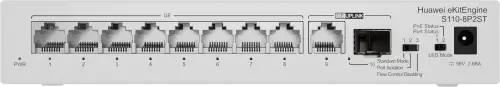 Huawei eKit Engine S110-8P2ST 124W 10 Port 20Gbit/S Yönetilemez Switch