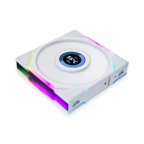 Lian Li UNI FAN TL LCD 1x120mm Beyaz Kasa Fanı (G99.12TLLCD1W.00)