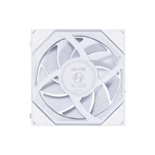 Lian Li UNI FAN TL-LCD 1x120mm Beyaz Kasa Fanı (G99.12TLLCD1W.00)